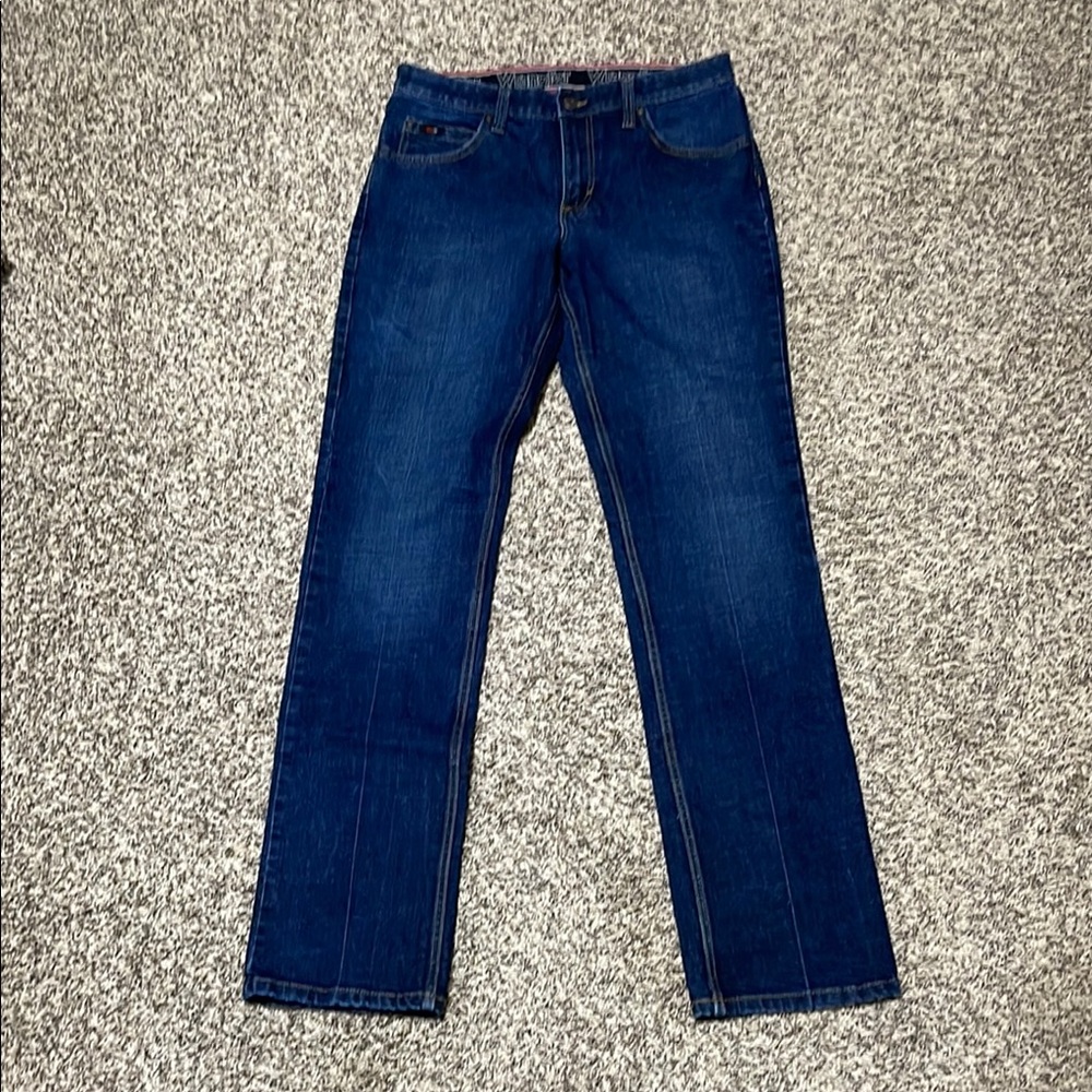 Men's Wrangler Blue Jeans 31x36  Stretch Comfort Waistband